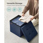 Foldable Ottoman Footrest With Storage Cube, thumbnail 6 of 9