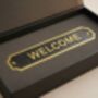 Customisable Brass With Black Plaque For Indications, thumbnail 2 of 7