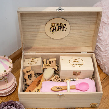 Luxury Personalised Keepsake Baby Gift Box, 8 of 12