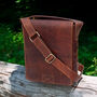 Personalised Men's Leather Messenger Bag Gift, thumbnail 1 of 8
