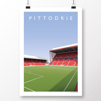 Aberdeen Fc Pittodrie Main/Richard Donald Stand Poster, 2 of 8