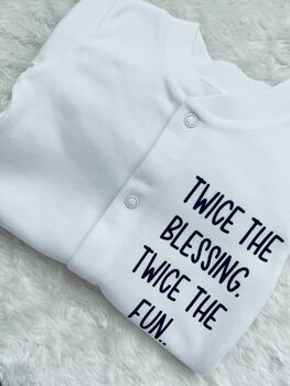 Twice The Blessing Twin Baby Gift, 6 of 11