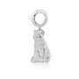 Sitting Cat Charm Sterling Silver, thumbnail 5 of 9