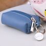 Personalised Leather Coin Purse Keyring, thumbnail 4 of 6
