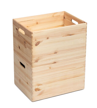 Wooden Storage Box Safe Place, 2 of 4