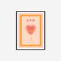 Children's Leo Zodiac Print, thumbnail 4 of 8