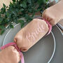 Four Personalised Floral Pink Christmas Crackers, thumbnail 6 of 9