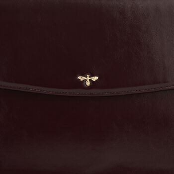 Ruby Cherry Red Structured Medium Tote, 3 of 8