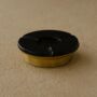 Round Brass And Black Metal Ashtray, thumbnail 7 of 7