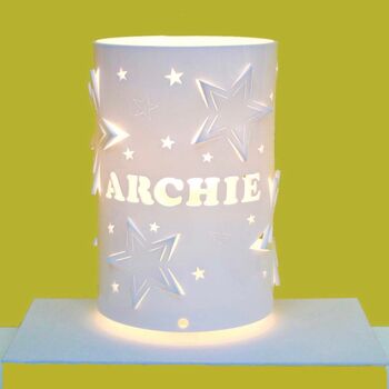 Personalised Mixed Star Table Lamp, 8 of 8