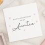 Personalised First Birthday As Auntie Card, thumbnail 1 of 7