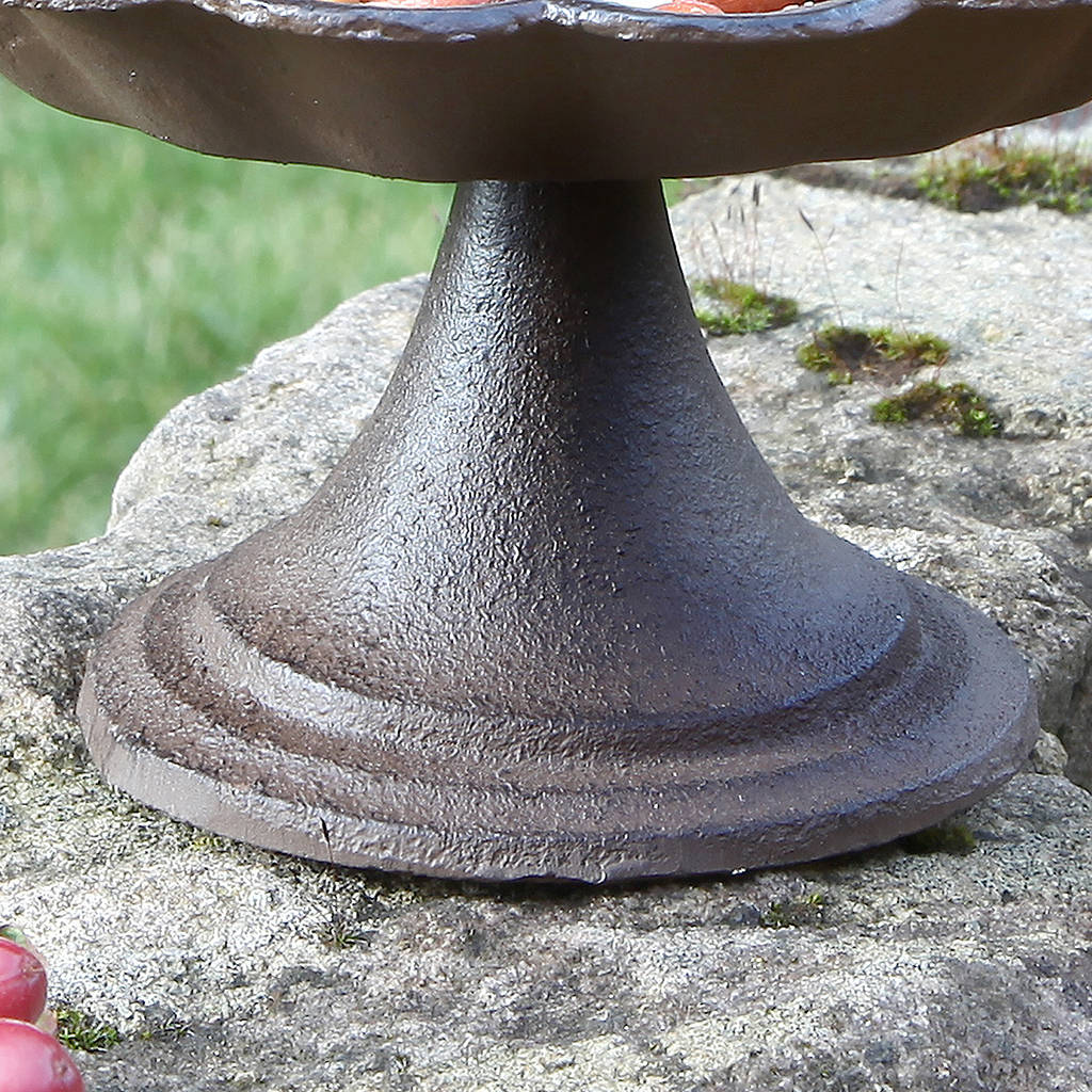 luxury personalised cast iron bird bath gift by dibor ...