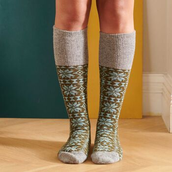 Soft Lambswool Knee Socks For Women : Patterns, 7 of 7