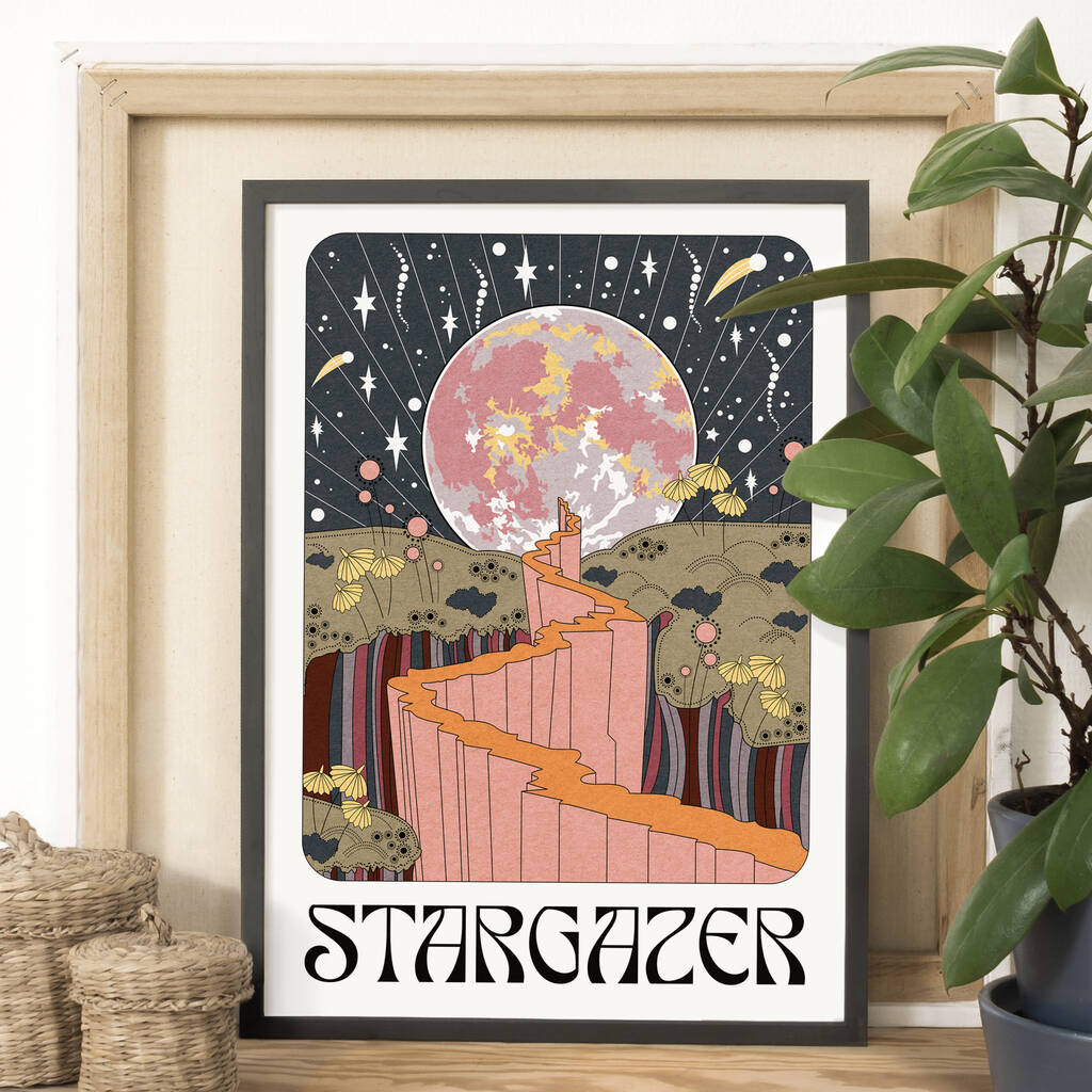 'Stargazer' Art Print, Unframed, 1 of 2