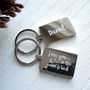 Personalised Love You To The Moon And Back Keyring, thumbnail 3 of 6