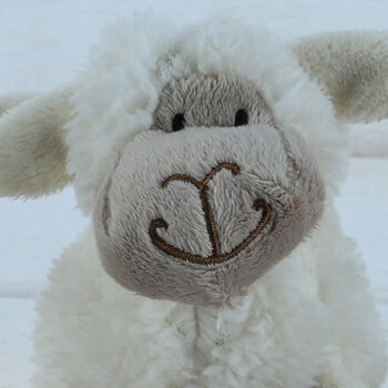 Sheep Mummy, Baby Lamb Soft Plush Toy Set, 6 of 8