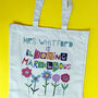 Personalised Blooming Marvellous Teacher Bag, thumbnail 3 of 9