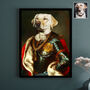 Personalised Lieutenant Officer Renaissance Pet Portrait, thumbnail 10 of 12