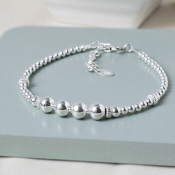 40th Birthday Bracelet, Beatrice, Sterling Silver, 2 of 6