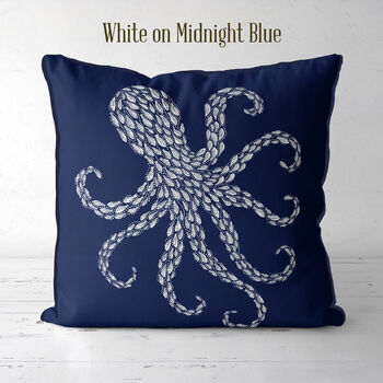 Little Fish, Octopus Cushion, Multi Colours Available, 7 of 8