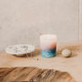 Hand Painted Votive Candle | Bergamot Tea + Jasmine, thumbnail 4 of 6