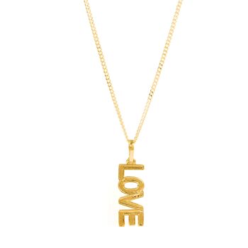 Love Rocks Silver/Gold Pendant Necklace, 6 of 12