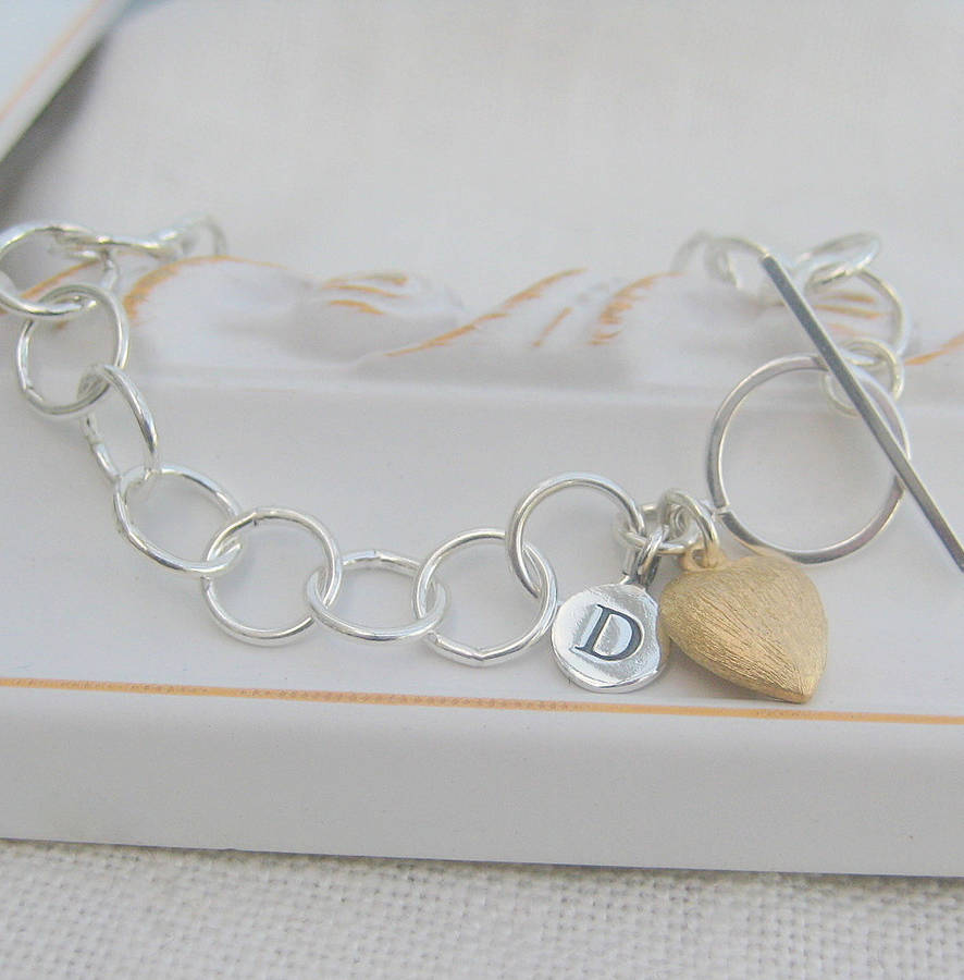 'Cuoro' Personalised Charm Bracelet By EVY Designs