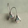Opal Snowdrop Bud Earrings, thumbnail 5 of 7