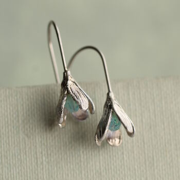 Opal Snowdrop Bud Earrings, 5 of 7