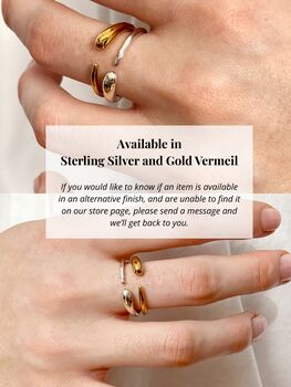 Half Hula Hoop Earrings In 18ct Gold Vermeil, 8 of 9