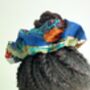 Oversize African Patchwork Scrunchie, thumbnail 3 of 4