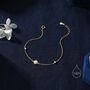 Delicate White Opal And Cz Bracelet In Sterling Silver, thumbnail 4 of 11