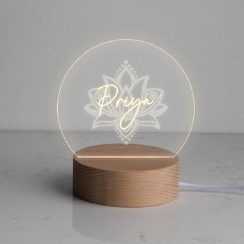 Personalised Desk Lamp Diwali Gifts For Friends, 3 of 5