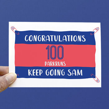 Personalised Running Bib Card, 2 of 5