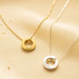 Sterling Silver Family Mini Eternal Rings Personalised Necklace, thumbnail 5 of 12