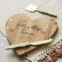 Personalised Couples Wooden Chopping/Cheese Board, thumbnail 6 of 7