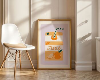 Orange Juice Art Print, 9 of 9