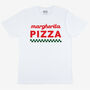 Margherita Pizza Women’s Slogan T Shirt, thumbnail 3 of 3