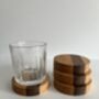 Set Of Four Handmade Mixed Hardwood Coasters, thumbnail 1 of 5