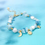 Eos Personalised Gemstone And Pearl Charm Bracelet, thumbnail 8 of 8