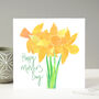 Daffodils Mother's Day Card, thumbnail 4 of 5