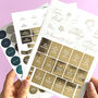 125 Wedding Stickers Pack Of Three Sheets, thumbnail 7 of 7