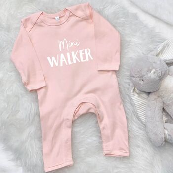 'Mini' Personalised Rompersuit Gift For New Baby, 5 of 8