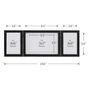 Multiple Three Tabletop Wall Wooden Photo Frame, thumbnail 6 of 12