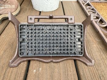 Cast Iron Hedgehog Boot Brush And Scraper Welly Cleaner, 6 of 8