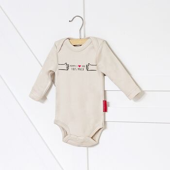 'Mummy I Love You This Much' Baby Vest, 6 of 12