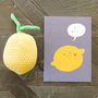 Mini Lemon Big Squeeze Card, thumbnail 2 of 5