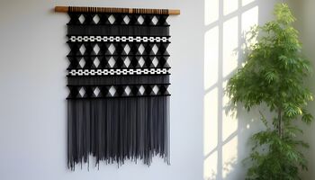 'Contro' Macrame Wall Hanging, 5 of 7