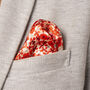 Silk Tie And Silk Pocket Square Ditsy Red, thumbnail 4 of 4