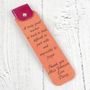 Personalised Bookmark Thank You Gift For Teacher, thumbnail 1 of 3